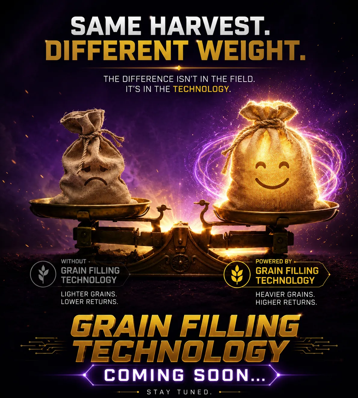 TopGrain - A Grain Filling Technology, Same Harvest. Different Weight.
